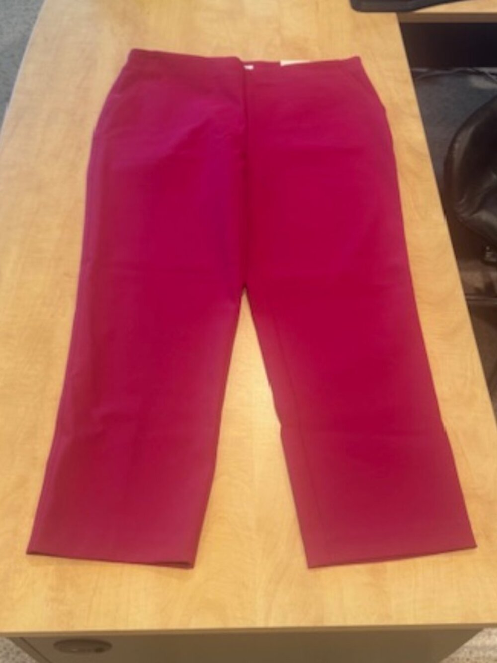NWT Rachel Zoe Fuchsia Straight Leg Pants Sz 14